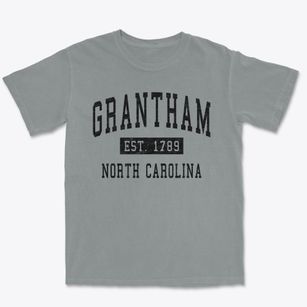 Grantham North Carolina Classic Established Premium Heavyweight T-shirt