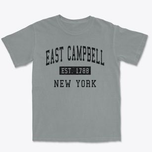 East Campbell New York Classic Established Premium Heavyweight T-shirt