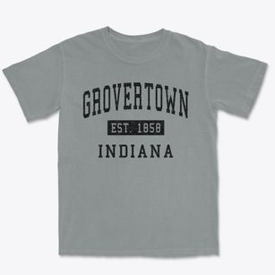 Grovertown Indiana Classic Established Premium Heavyweight T-shirt