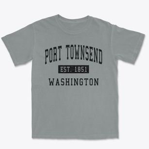 Port Townsend Washington Classic Established Premium Heavyweight T-shirt