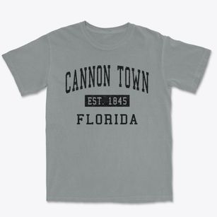 Cannon Town Florida Classic Established Premium Heavyweight T-shirt