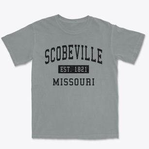 Scobeville Missouri Classic Established Premium Heavyweight T-shirt