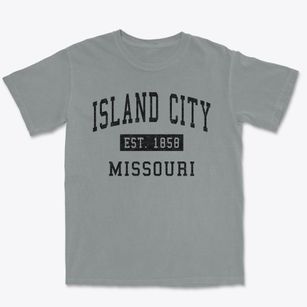 Island City Missouri Classic Established Premium Heavyweight T-shirt
