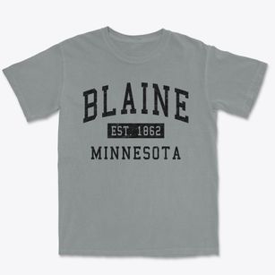 Blaine Minnesota Classic Established Premium Heavyweight T-shirt
