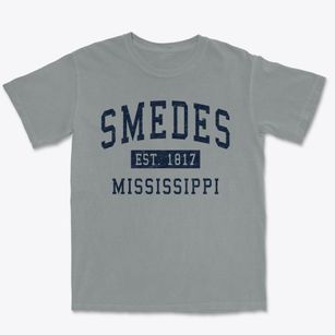 Smedes Mississippi Classic Established Premium Heavyweight T-shirt