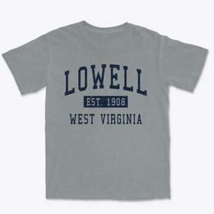 Lowell West Virginia Classic Established Premium Heavyweight T-shirt