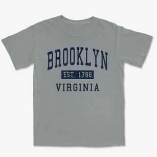 Brooklyn Virginia Classic Established Premium Heavyweight T-shirt