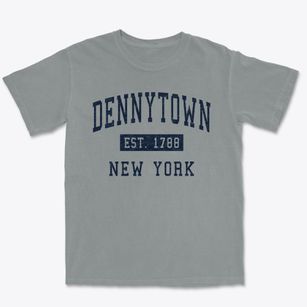 Dennytown New York Classic Established Premium Heavyweight T-shirt
