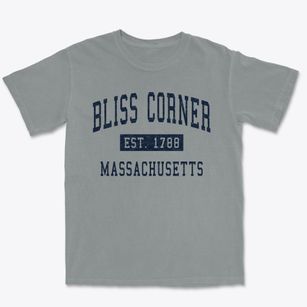 Bliss Corner Massachusetts Classic Established Premium Heavyweight T-shirt