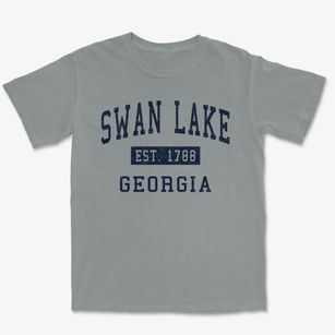 Swan Lake Georgia Classic Established Premium Heavyweight T-shirt