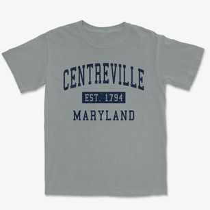 Centreville Maryland Classic Established Premium Heavyweight T-shirt