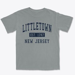 Littletown New Jersey Classic Established Premium Heavyweight T-shirt