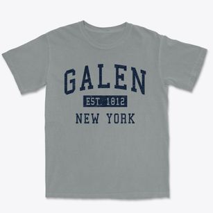 Galen New York Classic Established Premium Heavyweight T-shirt
