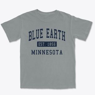 Blue Earth Minnesota Classic Established Premium Heavyweight T-shirt