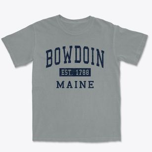 Bowdoin Maine Classic Established Premium Heavyweight T-shirt