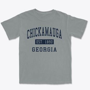 Chickamauga Georgia Classic Established Premium Heavyweight T-shirt