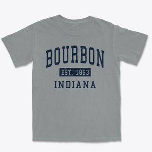 Bourbon Indiana Classic Established Premium Heavyweight T-shirt
