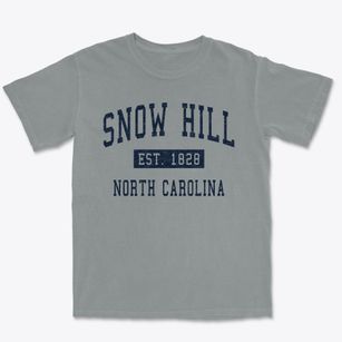 Snow Hill North Carolina Classic Established Premium Heavyweight T-shirt