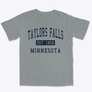 Taylors Falls Minnesota Classic Established Premium Heavyweight T-shirt