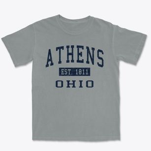 Athens Ohio Classic Established Premium Heavyweight T-shirt