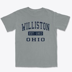 Williston Ohio Classic Established Premium Heavyweight T-shirt