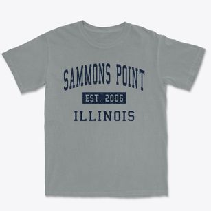 Sammons Point Illinois Classic Established Premium Heavyweight T-shirt