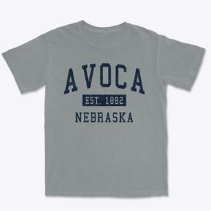 Avoca Nebraska Classic Established Premium Heavyweight T-shirt