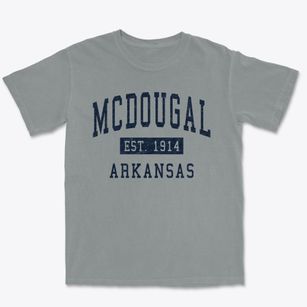 Mcdougal Arkansas Classic Established Premium Heavyweight T-shirt