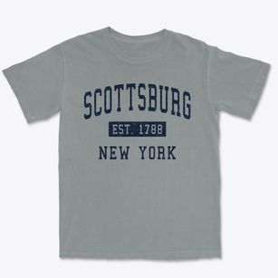 Scottsburg New York Classic Established Premium Heavyweight T-shirt