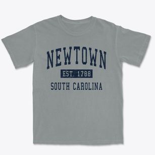Newtown South Carolina Classic Established Premium Heavyweight T-shirt