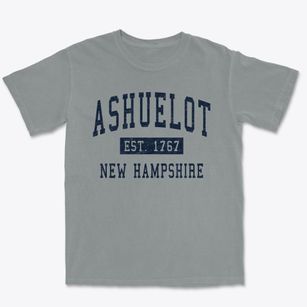 Ashuelot New Hampshire Classic Established Premium Heavyweight T-shirt