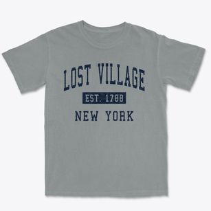 Lost Village New York Classic Established Premium Heavyweight T-shirt