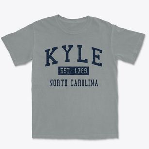 Kyle North Carolina Classic Established Premium Heavyweight T-shirt
