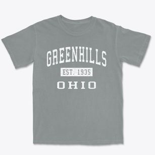 Greenhills Ohio Classic Established Premium Heavyweight T-shirt