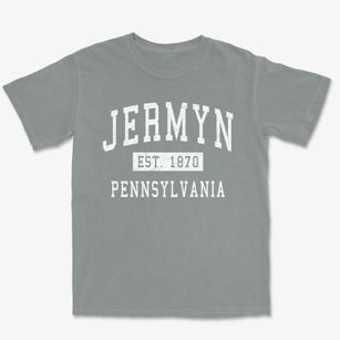 Jermyn Pennsylvania Classic Established Premium Heavyweight T-shirt