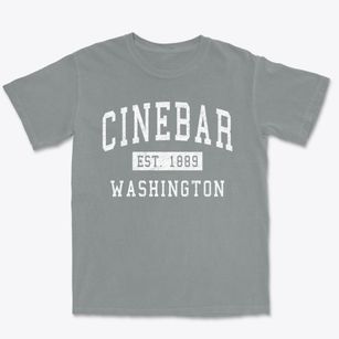 Cinebar Washington Classic Established Premium Heavyweight T-shirt