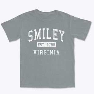 Smiley Virginia Classic Established Premium Heavyweight T-shirt