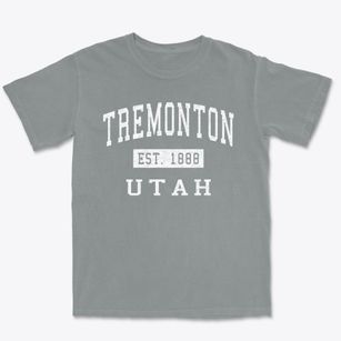 Tremonton Utah Classic Established Premium Heavyweight T-shirt