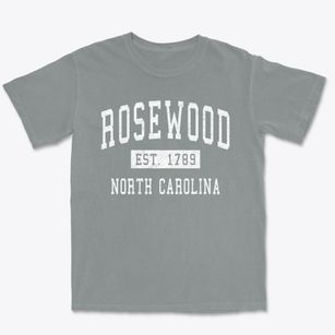 Rosewood North Carolina Classic Established Premium Heavyweight T-shirt