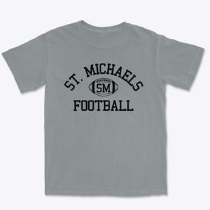 Saint Michaels School Classic Football Premium Heavyweight T-shirt