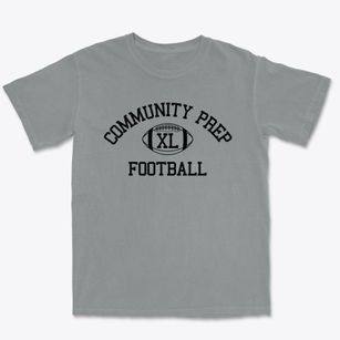 Community Prep School Classic Football Premium Heavyweight T-shirt
