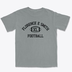 Florence E Smith School Classic Football Premium Heavyweight T-shirt