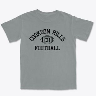 Cookson Hills Christian School Classic Football Premium Heavyweight T-shirt
