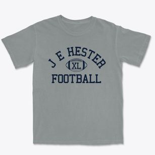 J E Hester Primary School Classic Football Premium Heavyweight T-shirt