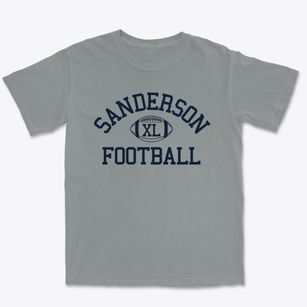 Sanderson Junior High School Classic Football Premium Heavyweight T-shirt