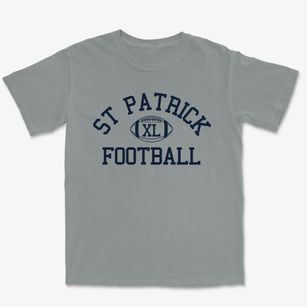 St Patrick Parish Classic Football Premium Heavyweight T-shirt