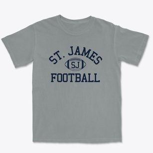 Saint James School Classic Football Premium Heavyweight T-shirt