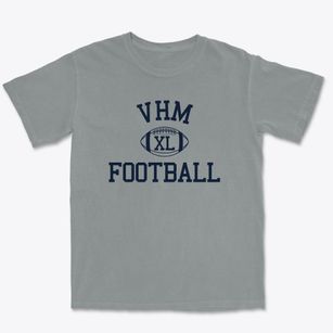 Vhm Christian School Classic Football Premium Heavyweight T-shirt