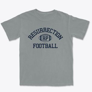 Resurrection Parish Classic Football Premium Heavyweight T-shirt