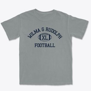 Wilma G Rudolph Learning Center Classic Football Premium Heavyweight T-shirt